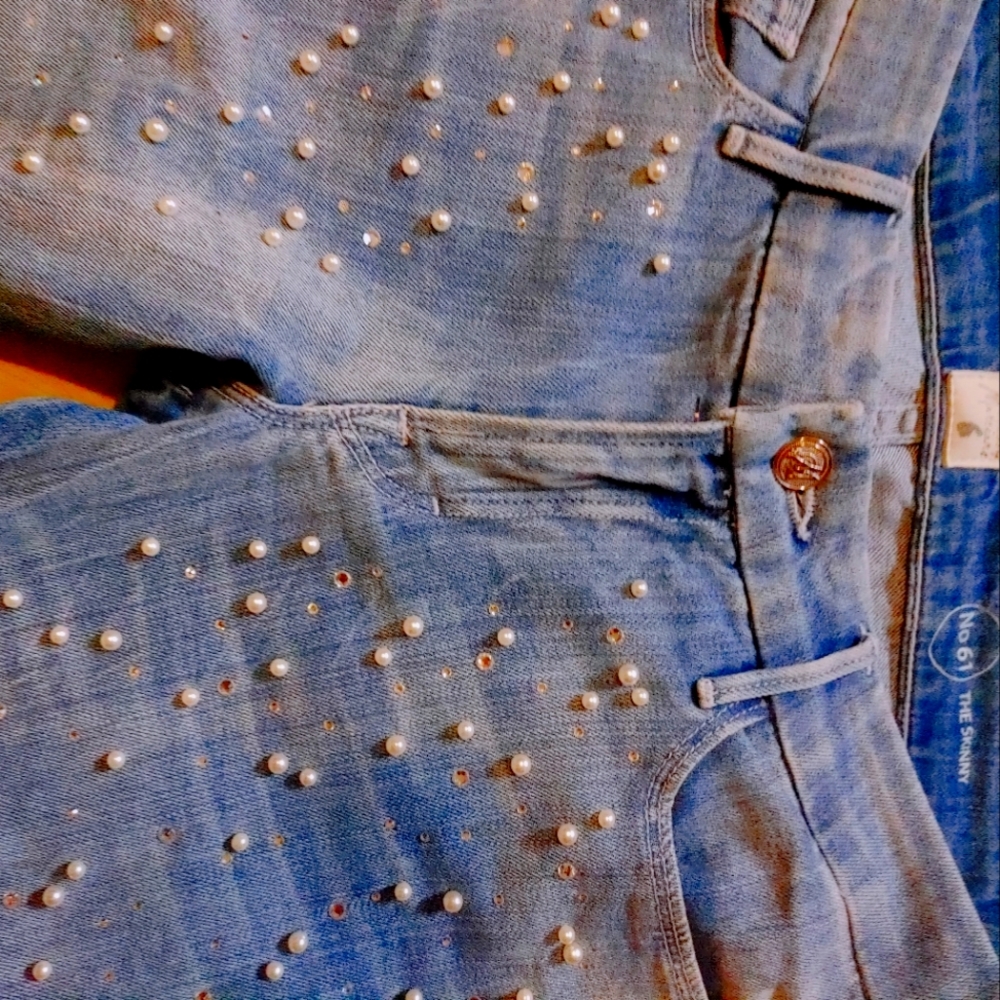 Jeweled Couture Jeans